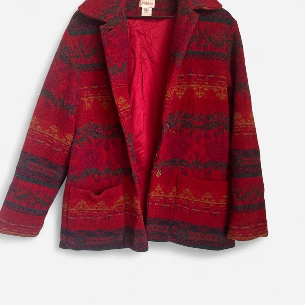 VINTAGE Neiman Marcus Southwestern Tapestry Barn Jacket